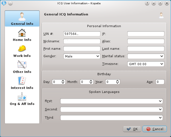 how do you register for an icq number