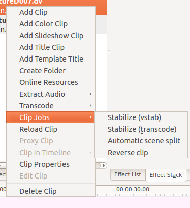 File:Kdenlive Right click project tree menu 0.9.6.png