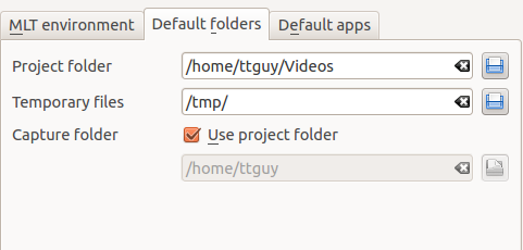 Kdenlive Configure environment default folders.png