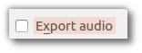 File:Kdenlive export audio unchecked ubuntu.png