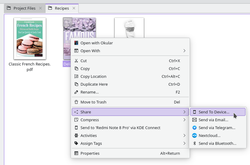File:KDE Connect Dolphin send to device menu.png