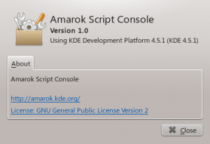 Amaroks Script-info