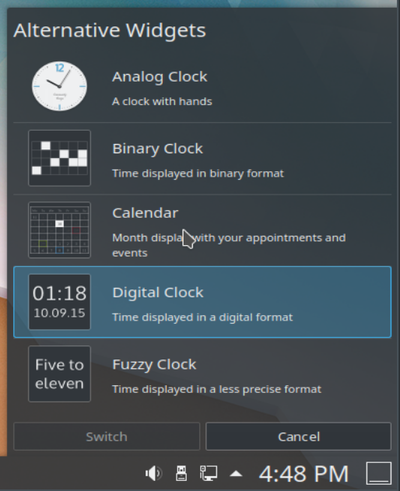 time clock widgets