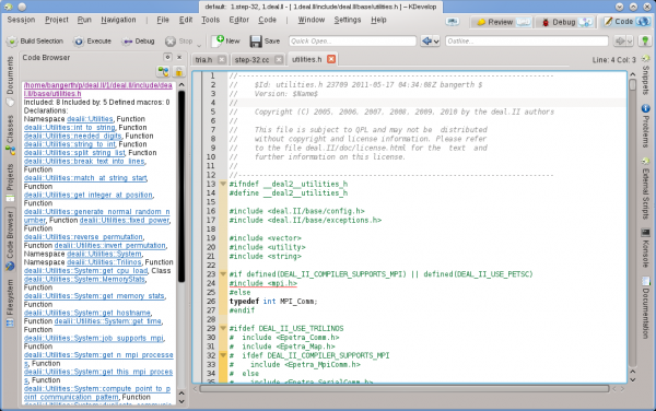 KDevelop4 Manual Working with source  code  KDE UserBase Wiki