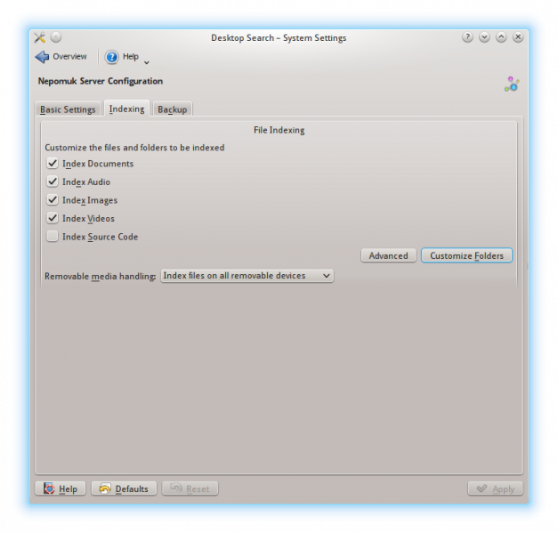 File:Amarok 2.8 NepomukIndexFolders Dialog KDE 4.11.png